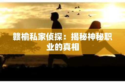 赣榆私家侦探：揭秘神秘职业的真相