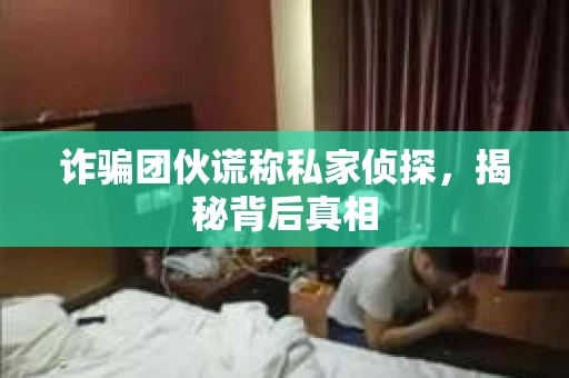 诈骗团伙谎称私家侦探，揭秘背后真相