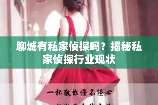 聊城有私家侦探吗?揭秘私家侦探行业现状 聊城有私家侦探吗?揭秘私家侦探行业现状