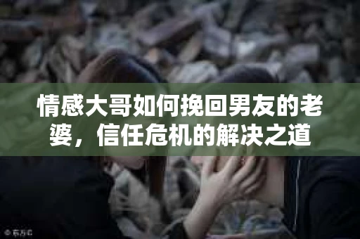 情感大哥如何挽回男友的老婆，信任危机的解决之道