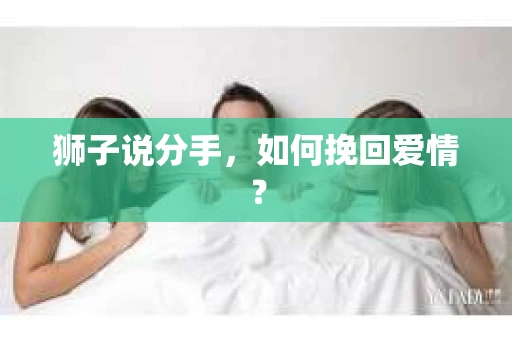 狮子说分手，如何挽回爱情？
