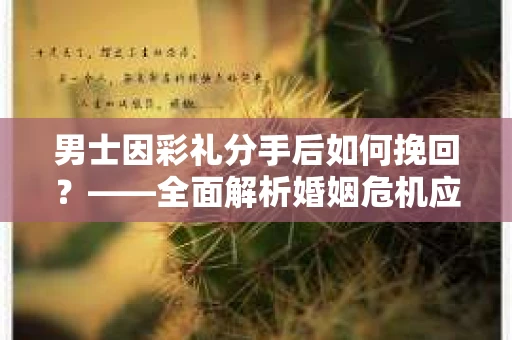 男士因彩礼分手后如何挽回？——全面解析婚姻危机应对策略