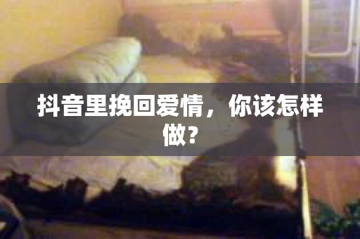 抖音里挽回爱情，你该怎样做？