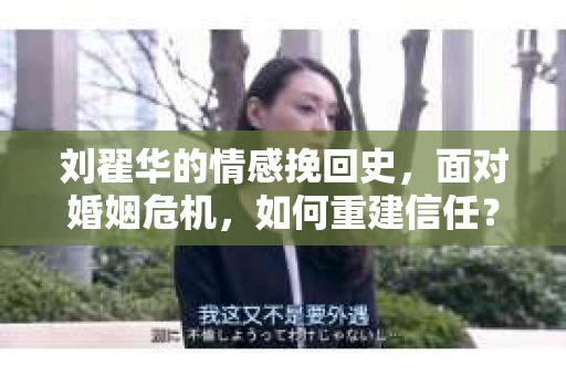 刘翟华的情感挽回史，面对婚姻危机，如何重建信任？